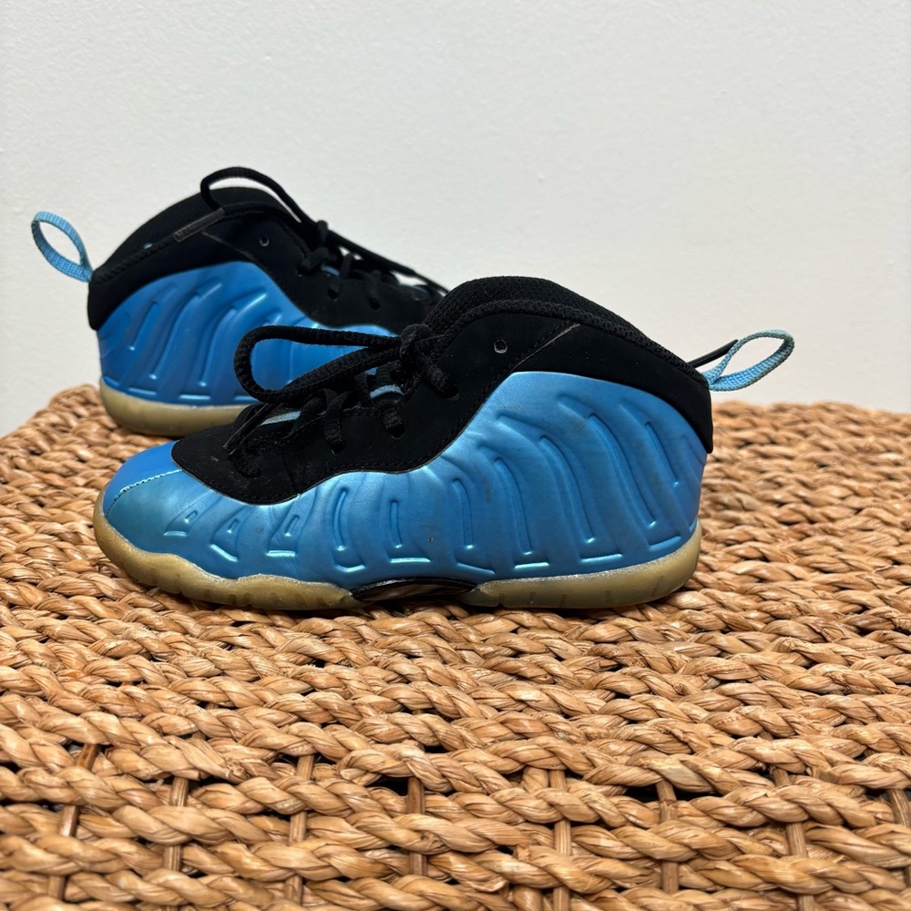 Nike Little Posite One Foamposite TD University Blue 723947-402 Little Boys 9C - Picture 6 of 11
